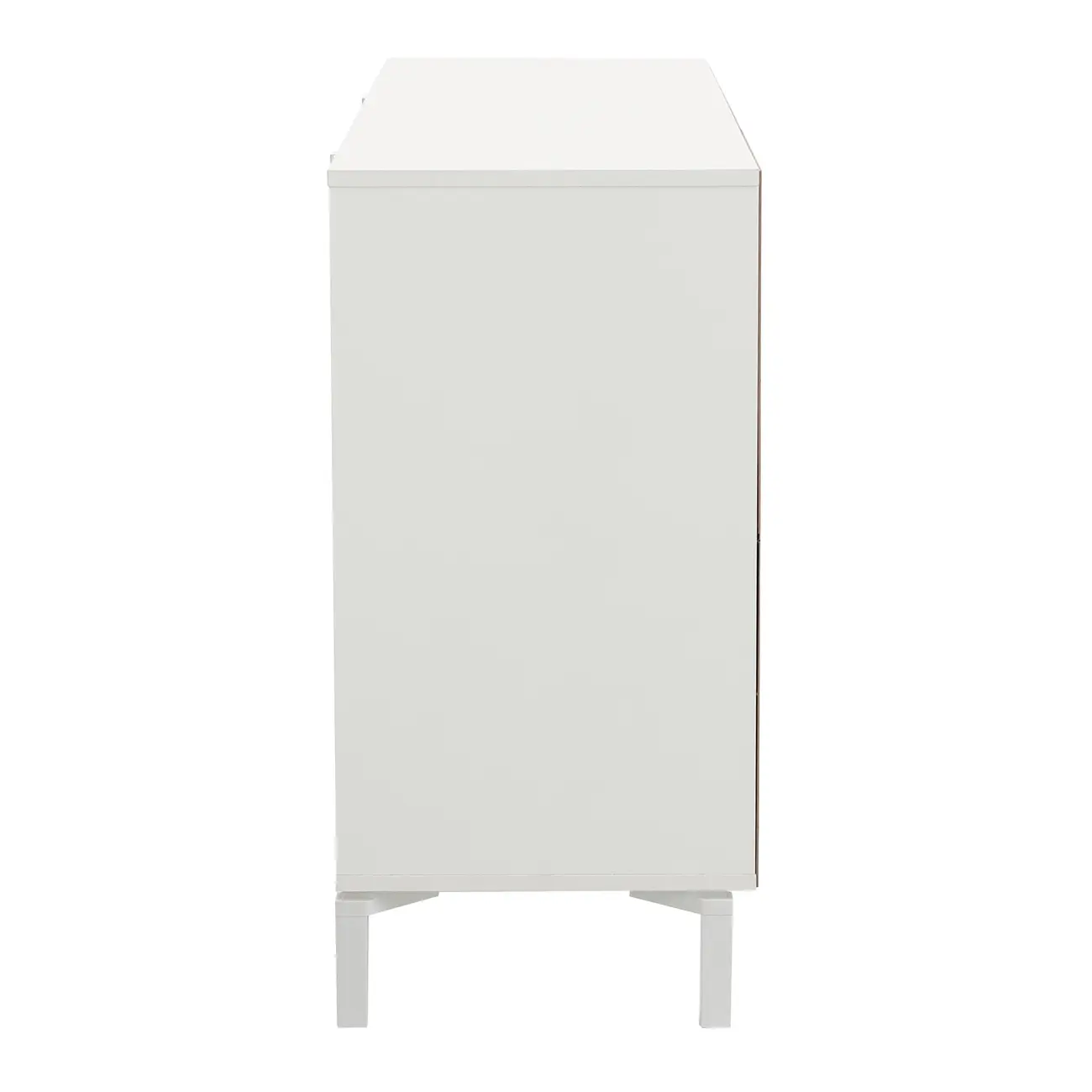 CÔMODA 6 GAVETAS 1,50 M X 42 CM SLEEK - BRANCO/GRANILITE - Foto 5