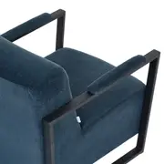 POLTRONA ESQUADRO - PRETO/VERDE ESCARAVELHO - Foto 8