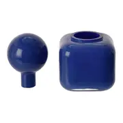 ADORNO MESA/POTE 13 CM LYDD - AZUL COBALTO - Foto 3
