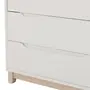 CÔMODA 3 GAVETAS/1 PORTA 1,36 M X 45 CM DULCE - BRANCO/NATURAL WASHED - Foto 10