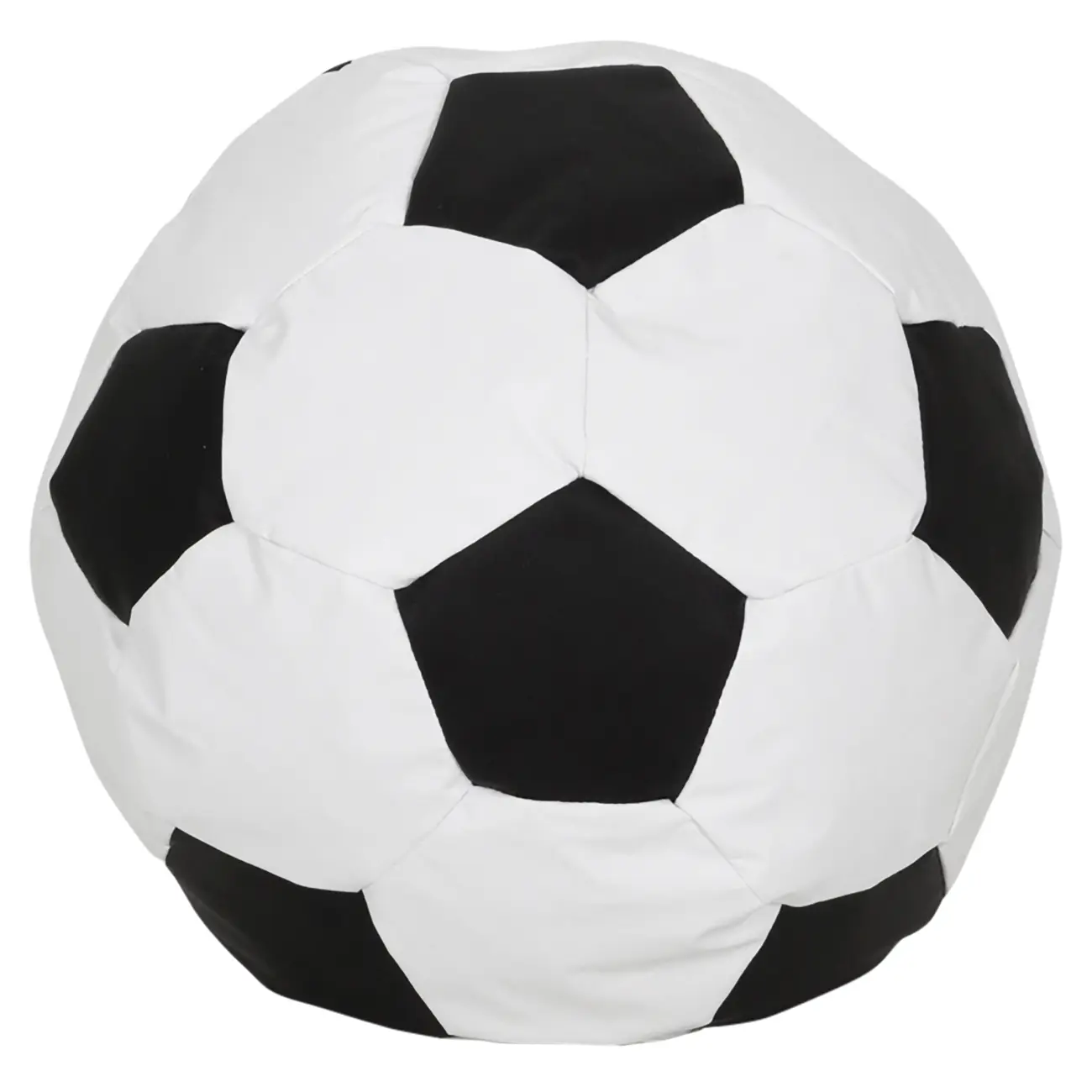 PUFF INFANTIL BOLA - BRANCO/PRETO - Foto 1