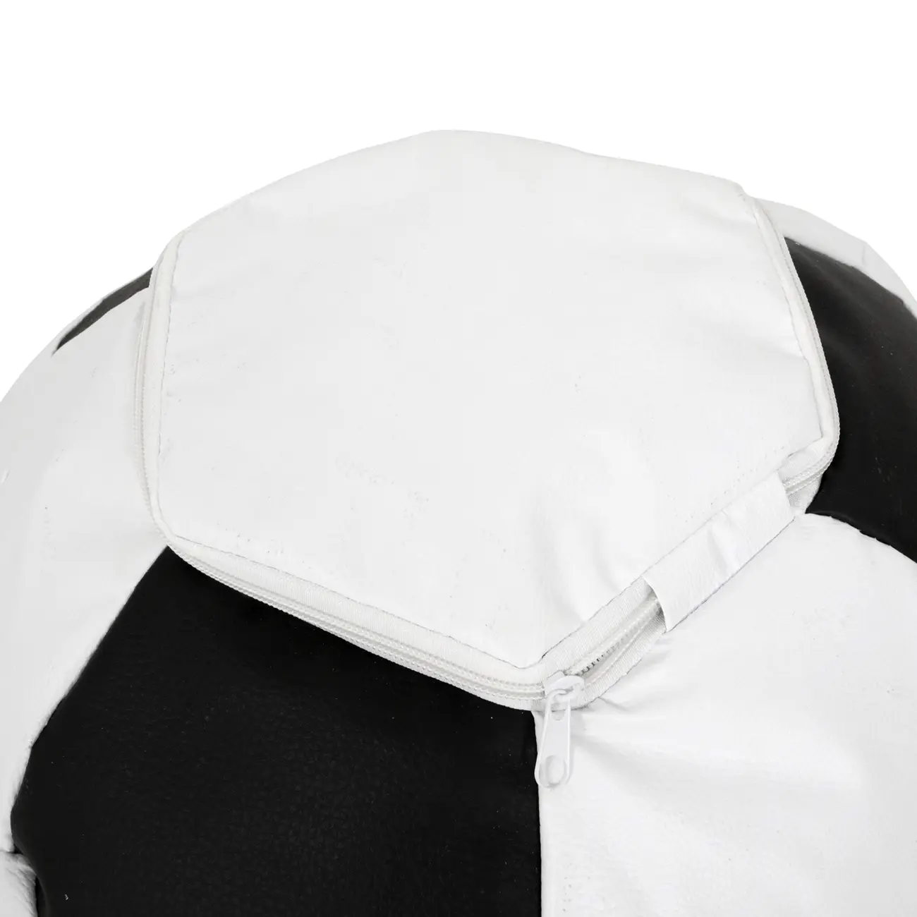 PUFF INFANTIL BOLA - BRANCO/PRETO - Foto 4