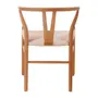CADEIRA DE JANTAR WISHBONE II - FAIA/FIBRA CLARA - Foto 5