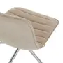CADEIRA HOME OFFICE CONFIDENT - CROMADO/CAMELO - Foto 9
