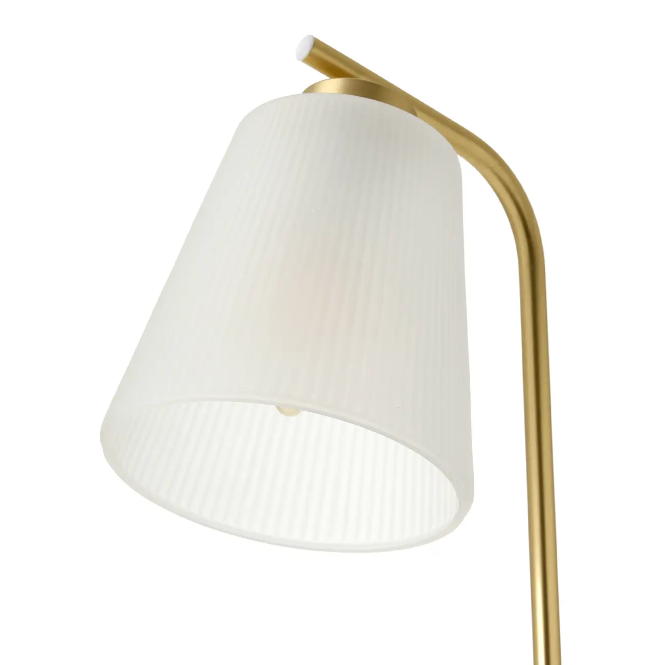 LUMINÁRIA DE MESA HALLEY - OURO/FROST - Foto 6