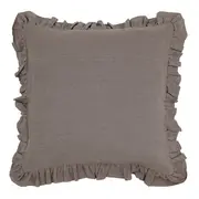 CAPA ALMOFADA 50 CM X 50 CM PÍER - CINZA PROVENCE - Foto 1