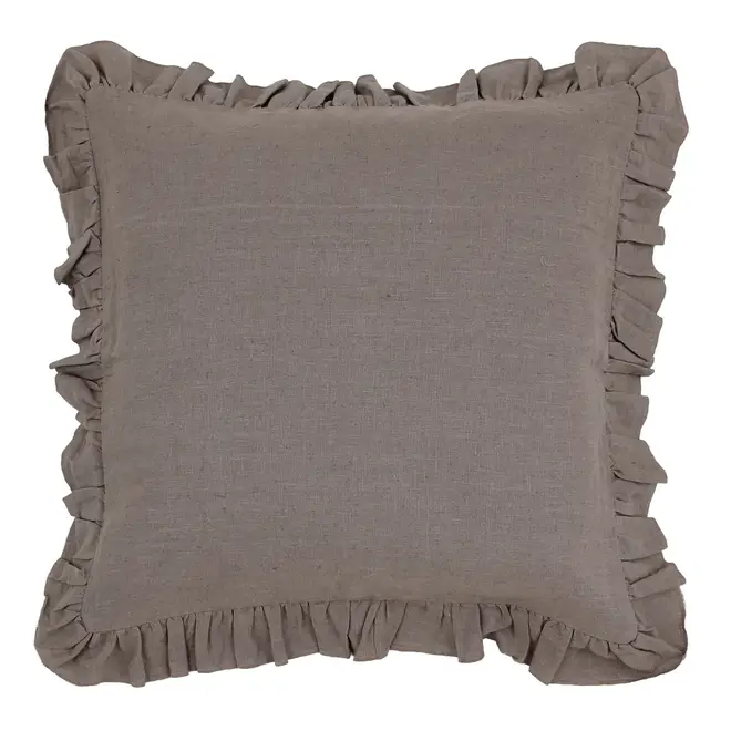 CAPA ALMOFADA 50 CM X 50 CM PÍER - CINZA PROVENCE - Foto 1