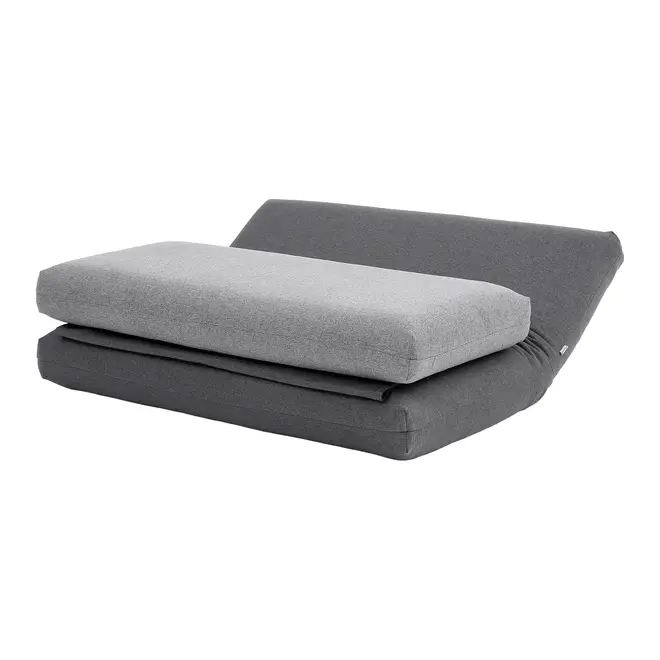 SOFÁ-CAMA 2 LUGARES LANCE DUPLO - KONKRET/ESTANHO - Foto 6