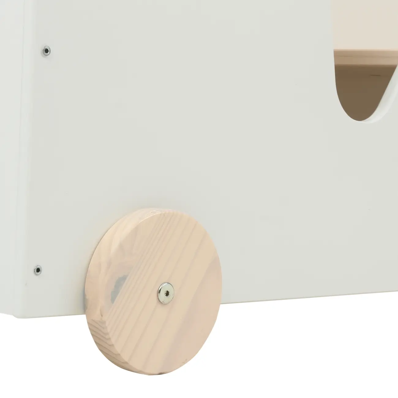 MESA INFANTIL 47 CM X 70 CM MINICIDADE - BRANCO/NATURAL WASHED - Foto 7