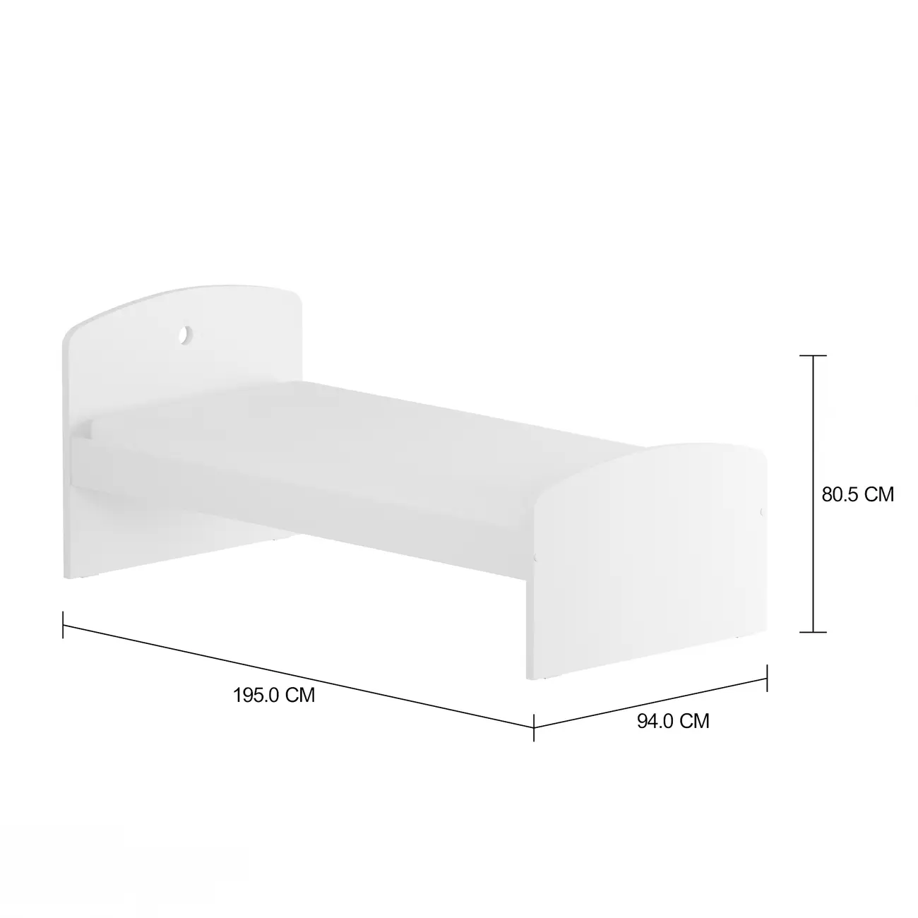 CAMA DE SOLTEIRO 88 CM PATCHFLOWER - BRANCO - Foto 7