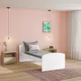 CAMA DE SOLTEIRO 88 CM PATCHFLOWER - BRANCO - Foto 8