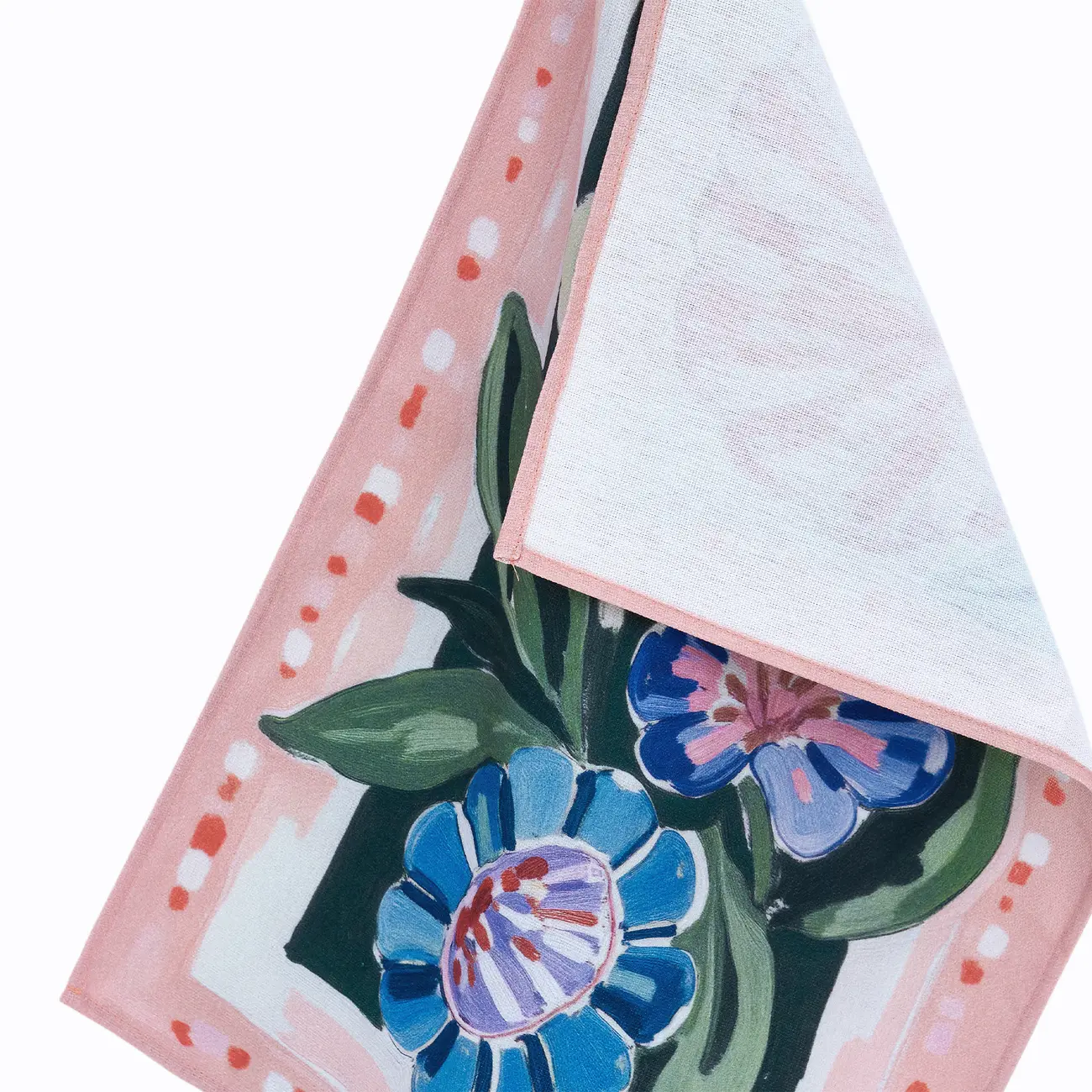 PANO COPA 40 CM X 60 CM ONÍRICA FLORES - ROSA/MULTICOR - Foto 3