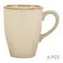 JG DE CANECA 350ML C/6 PEÇAS MARURU - AREIA/ARGILA - Foto 1