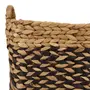 CESTO 29 CM X 45 CM X 35 CM AGUAPÉ - FIBRA NATURAL/PRETO - Foto 7