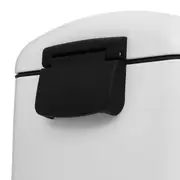 LIXEIRA COM PEDAL 40 L GIBBOUS - BRANCO BRILHANTE/INOX - Foto 11