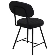 CADEIRA DE JANTAR DINER - PRETO/PRETO - Foto 5