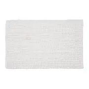 TAPETE 90 CM X 60 CM BUBBLY - BRANCO - Foto 1