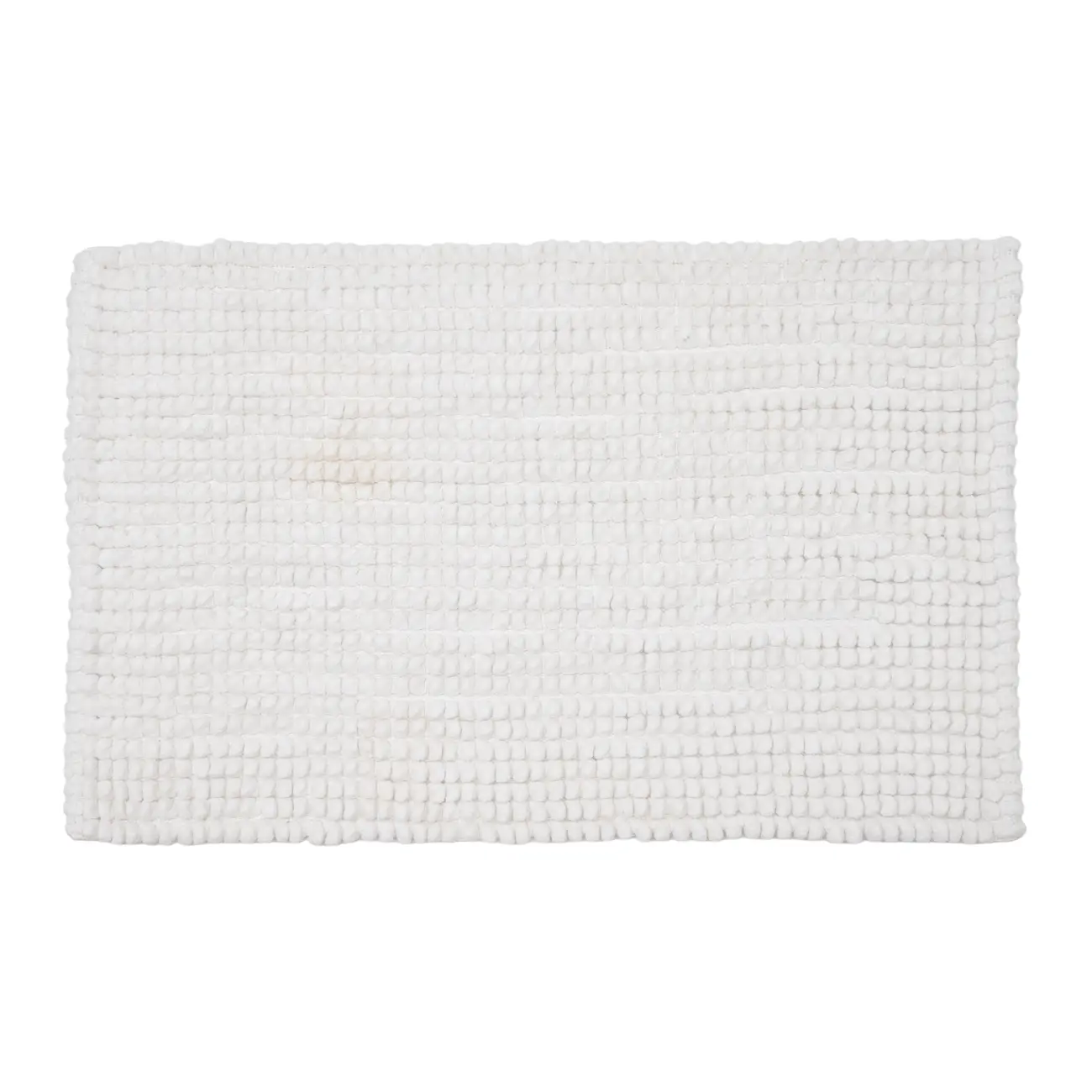 TAPETE 90 CM X 60 CM BUBBLY - BRANCO - Foto 1