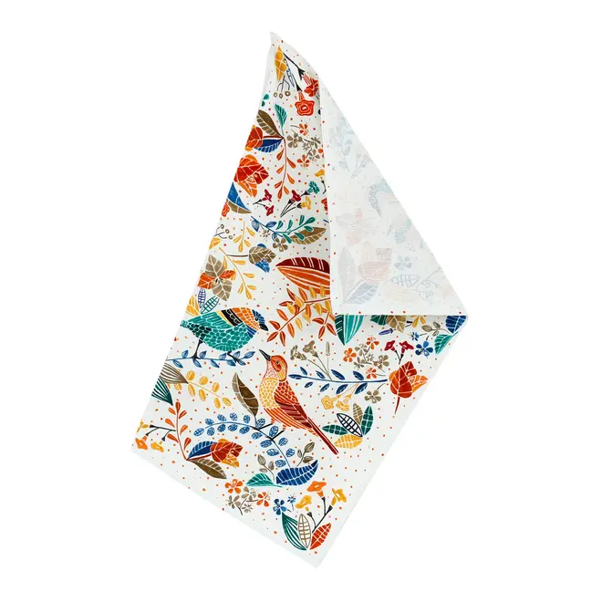 PANO DE COPA 60 CM X 40 CM BEM QUE TE VI - BRANCO/MULTICOR - Foto 2
