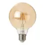 LÂMPADA LED FILAMENTO GLOBO AMBAR G95 3W E27 127 220V LUZ AMARELA TASHIBRA - HANBAR - Foto 1