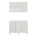 ARMÁRIO COZINHA COMPL. 2P 3P 3 PÇS SLEEK