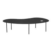 MESA DE CENTRO 1,30 M X 69 CM PINGO - PRETO - Foto 5