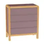 CÔMODA 4 GAVETAS 90 CM X 45 CM KANT - RUBY MOCHA/AMÊNDOA - Foto 15