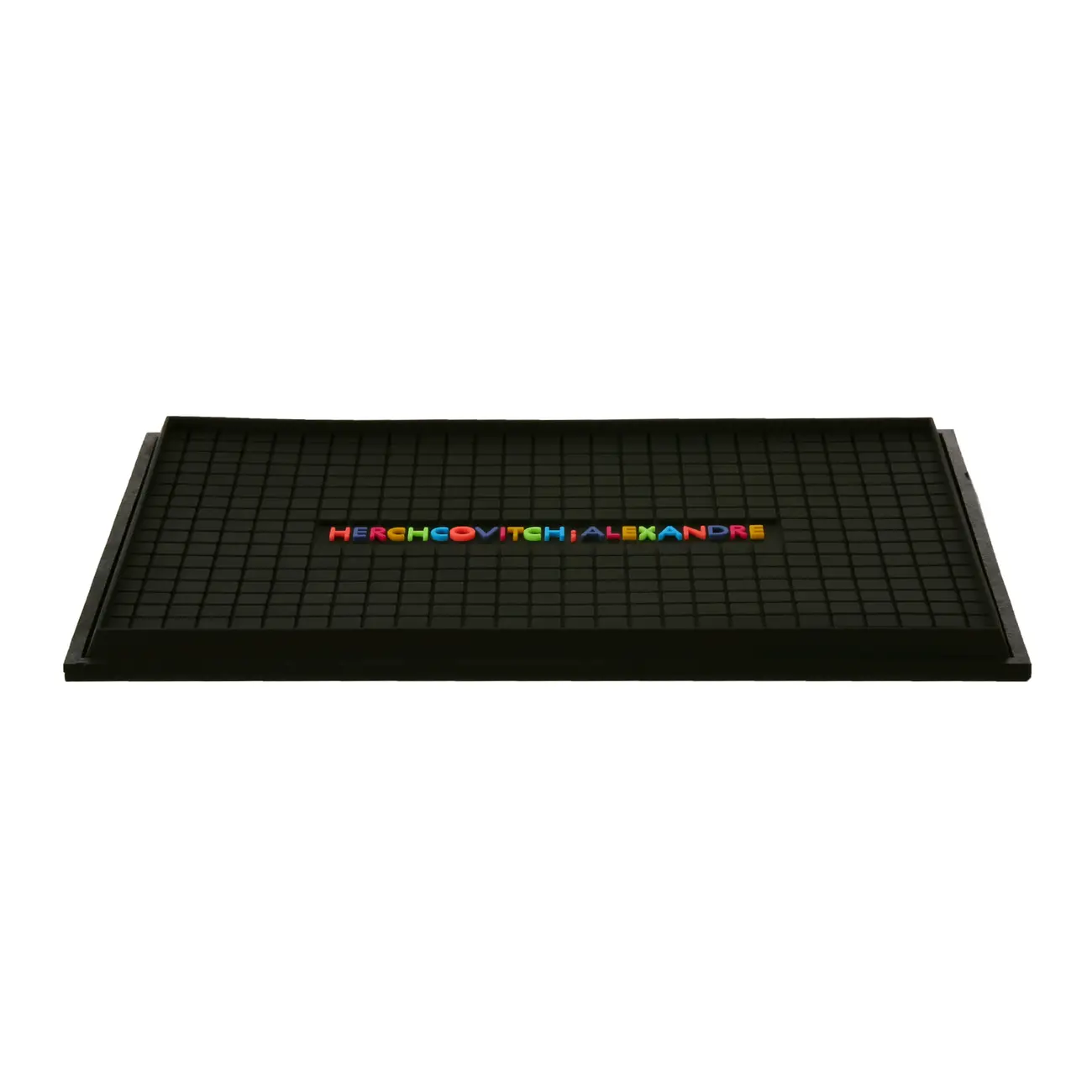 BAR MAT 28 CM X 19 CM CAVEIRA - PRETO/MULTICOR - Foto 1