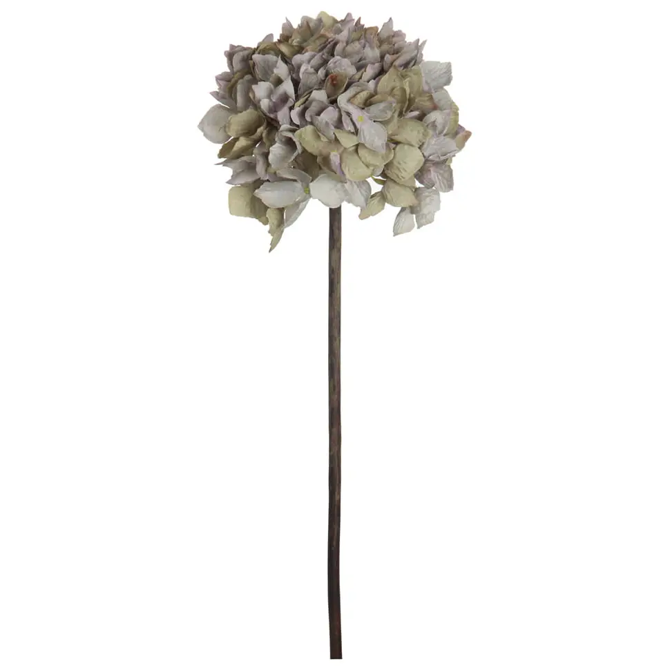 FLOR BIA HORTÊNCIA - CINZA/VERDE - Foto 1