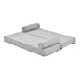 SOFÁ-CAMA 2 LUGARES STACK - CINZA CLARO MESCLA - Foto 9