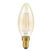 LÂMPADA LED FILAMENTO C35 E14 2,5W 220V BRILIA - HANBAR - Foto 1