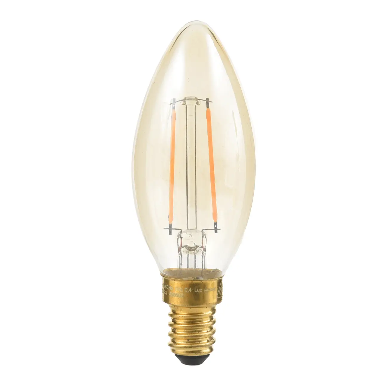 LÂMPADA LED FILAMENTO C35 E14 2,5W 220V BRILIA - HANBAR - Foto 1