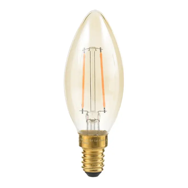LÂMPADA LED FILAMENTO C35 E14 2,5W 220V BRILIA - HANBAR - Foto 1