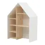 ESTANTE/ESCRIVANINHA INFANTIL 96 CM X 1,32 M MINICIDADE - BRANCO/NATURAL WASHED - Foto 2