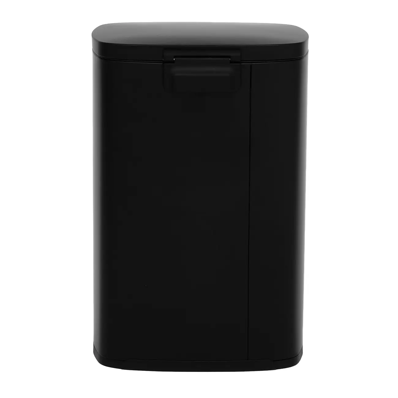 LIXEIRA COM PEDAL 50 L CHANDLER - PRETO/INOX - Foto 8