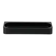 PRATELEIRA PARA BANHEIRO AUTOADESIVA 36 CM ELEVE - PRETO - Foto 1