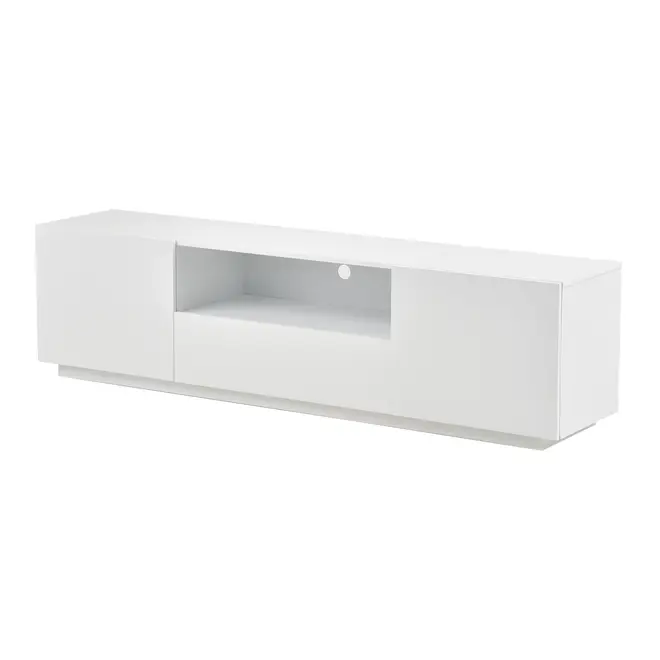 RACK 2 PORTAS/1 GAVETA 1,80 M X 40 CM ROOM - BRANCO - Foto 3