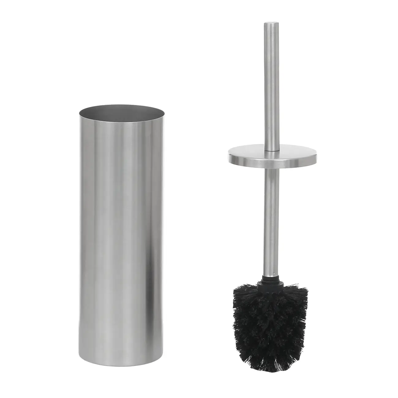 ESCOVA PARA BANHEIRO METALLIC - INOX - Foto 1