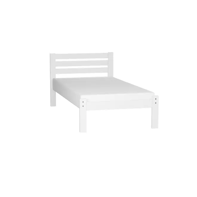 CAMA DE SOLTEIRO 88 CM VILA - BRANCO/BRANCO - Foto 5