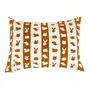 FRONHA INFANTIL LIST 50 CM X 70 CM FEIRA DOS BICHOS - OFF WHITE/CASCA DE URUCUM - Foto 1