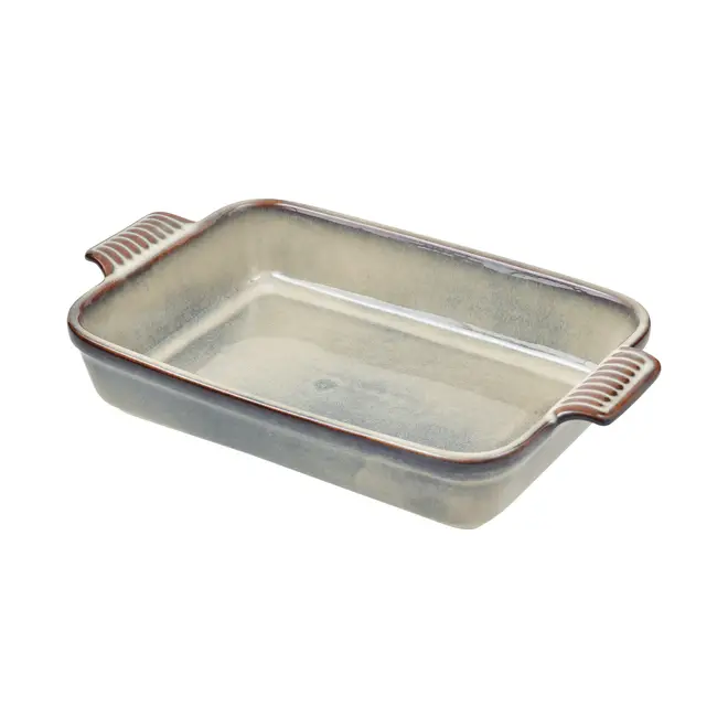 TRAVESSA REFRATÁRIA 30 CM X 19 CM TASTY - LODEN GREEN/MARROM - Foto 3