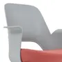 CADEIRA HOME OFFICE VÓRTEX - CINZA CLARO/OPALA ROSA - Foto 7