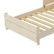 CAMA JÚNIOR 78 CM WOOD FENCE - BRANCO LAVADO - Foto 6