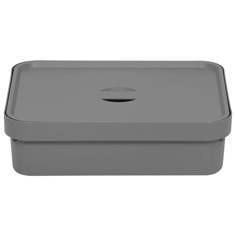 CAIXA 13 CM X 45 CM X 35 CM KEEP IT ALL - CINZA - Foto 1