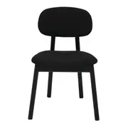 CADEIRA DE JANTAR MALMO - PRETO/PRETO - Foto 2
