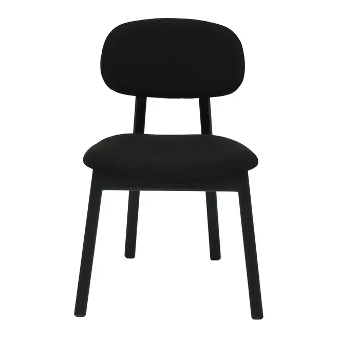 CADEIRA DE JANTAR MALMO - PRETO/PRETO - Foto 2