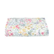 LENÇOL JÚNIOR INFANTIL 1,60 M X 1,90 M DELICADÊ CADÊ - PÂTISSERIE À LA FRAMBOISE/ BLEU CENDRÉ - Foto 1