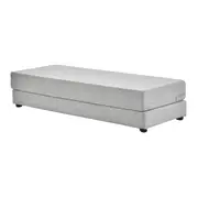 SOFÁ-CAMA 2 LUGARES STACK - CINZA CLARO MESCLA - Foto 7