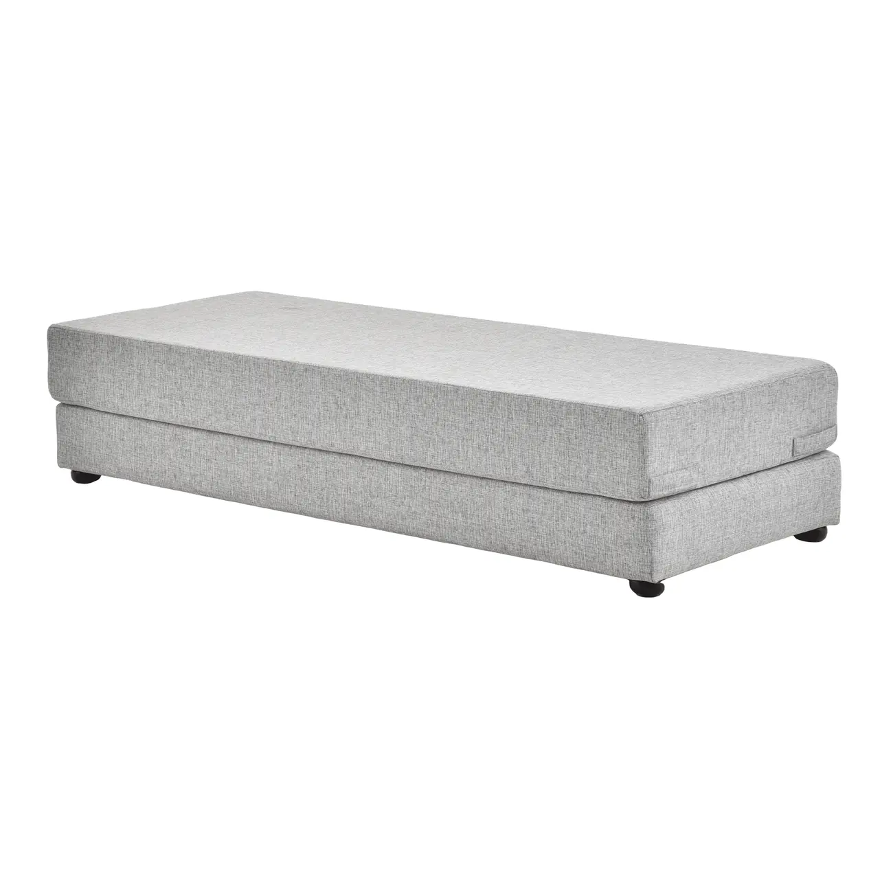 SOFÁ-CAMA 2 LUGARES STACK - CINZA CLARO MESCLA - Foto 7