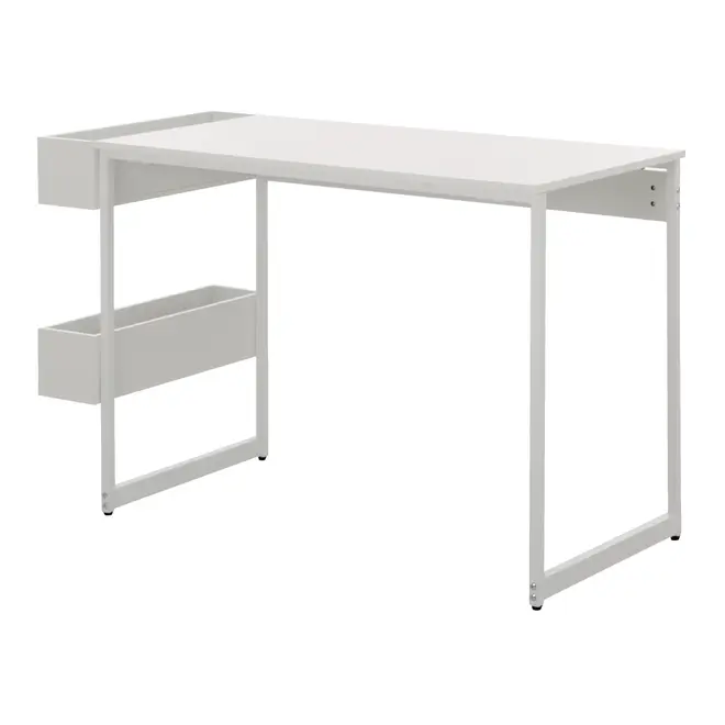 ESCRIVANINHA 1,14 M X 55 CM BITSY - BRANCO/BRANCO - Foto 2